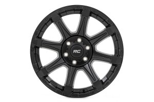 Wheel - Rough Country - 81 Series | One-Piece - Semi Gloss Black